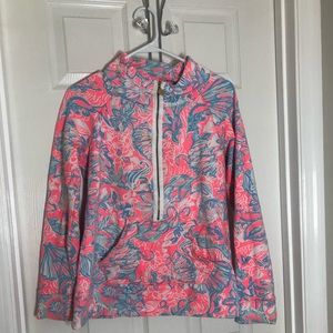 Lilly Pulitzer Skipper Popover in “Sun Ray Summer Siren” size medium